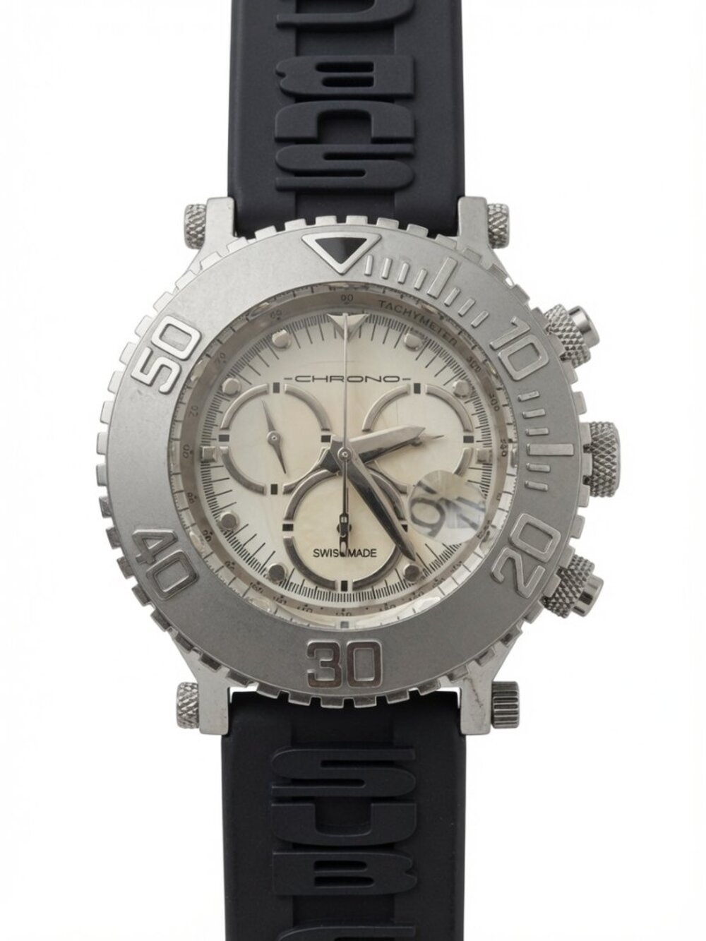 Sub Chrono Pro 42mm Diving Chronograph Swiss Quartz Men's Watch - Mint Condition